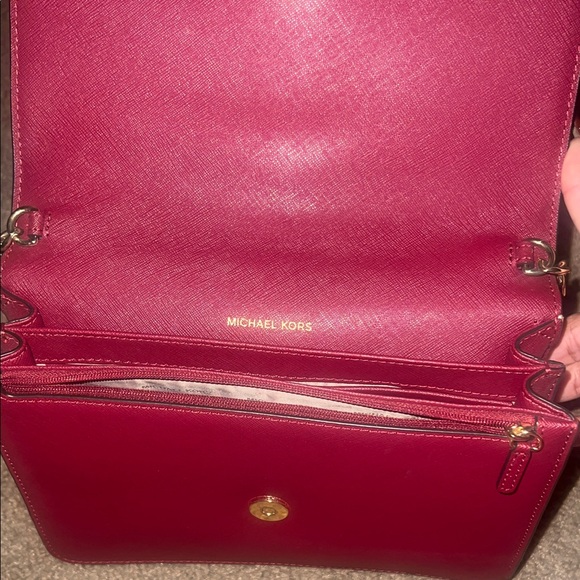 Michael Kors Deep Burgundy Crossbody Bag and Wallet - Picture 3 of 4